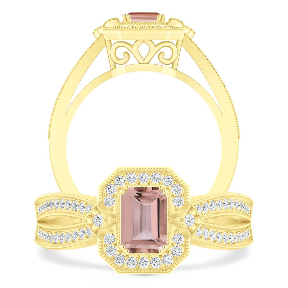 Yellow Gold - Morganite