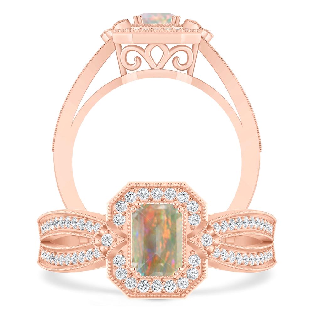 Rose Gold - Opal