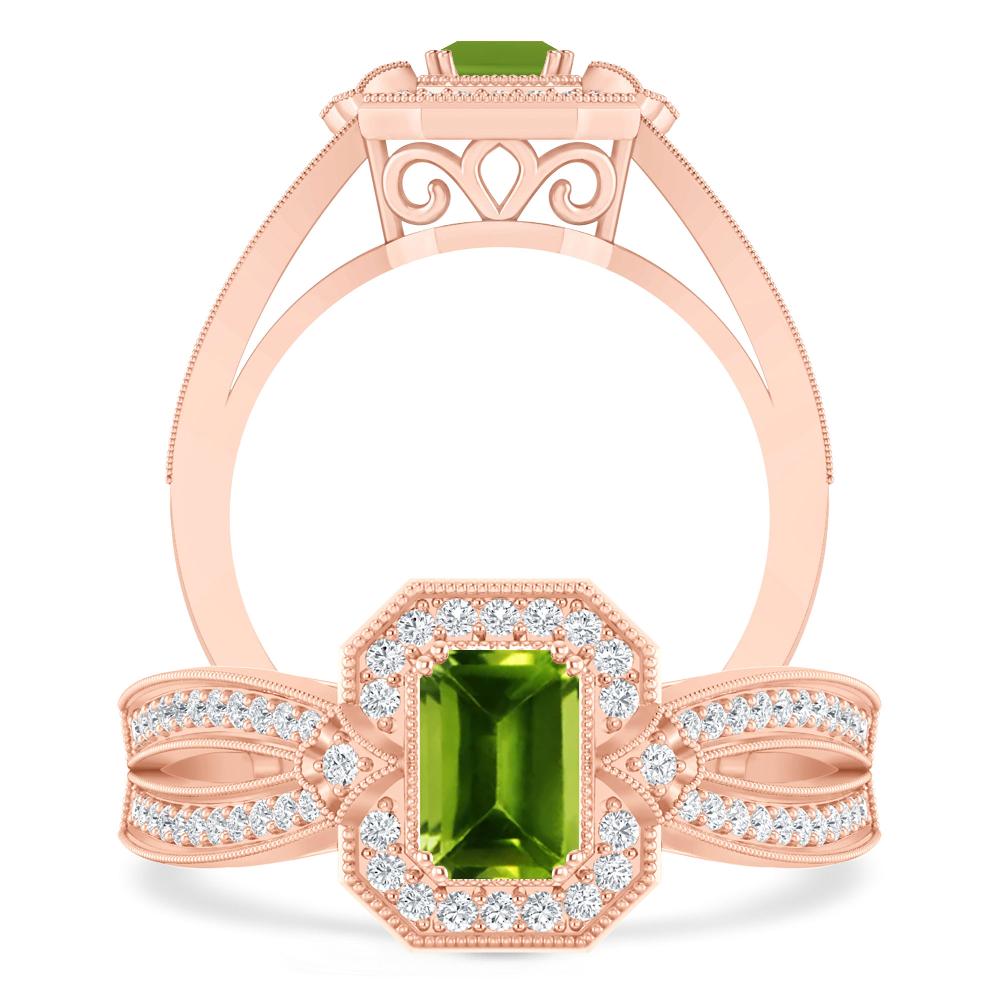 Rose Gold - Peridot