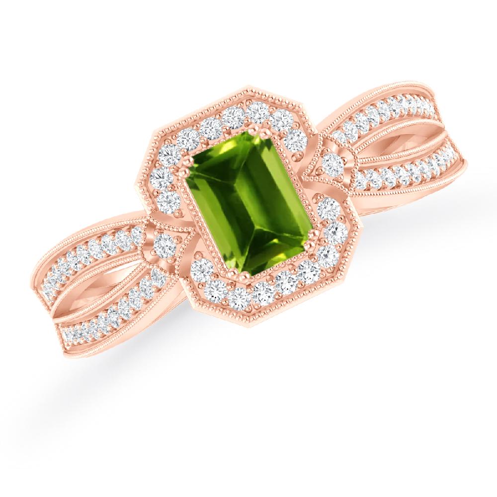 Rose Gold - Peridot