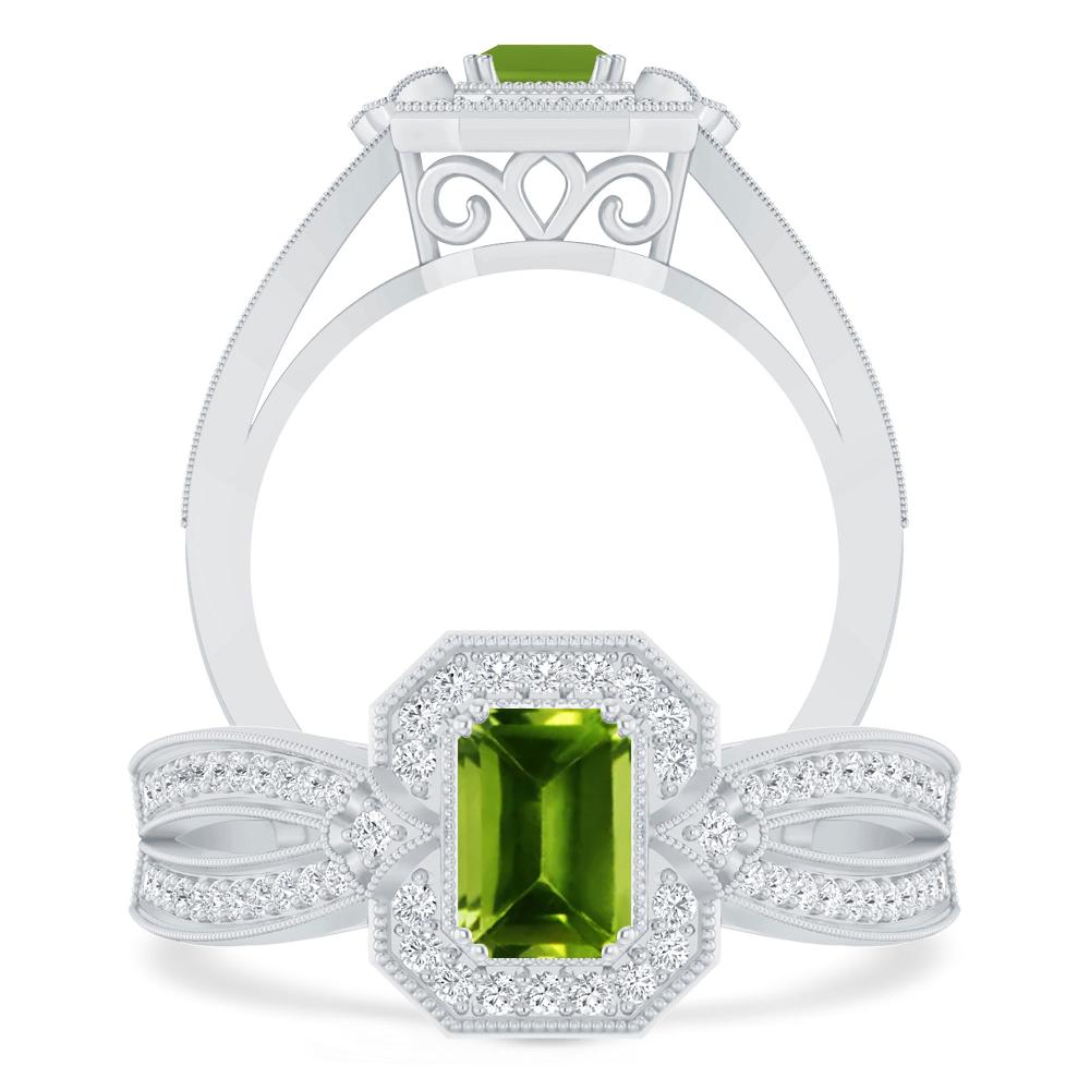 White Gold - Peridot