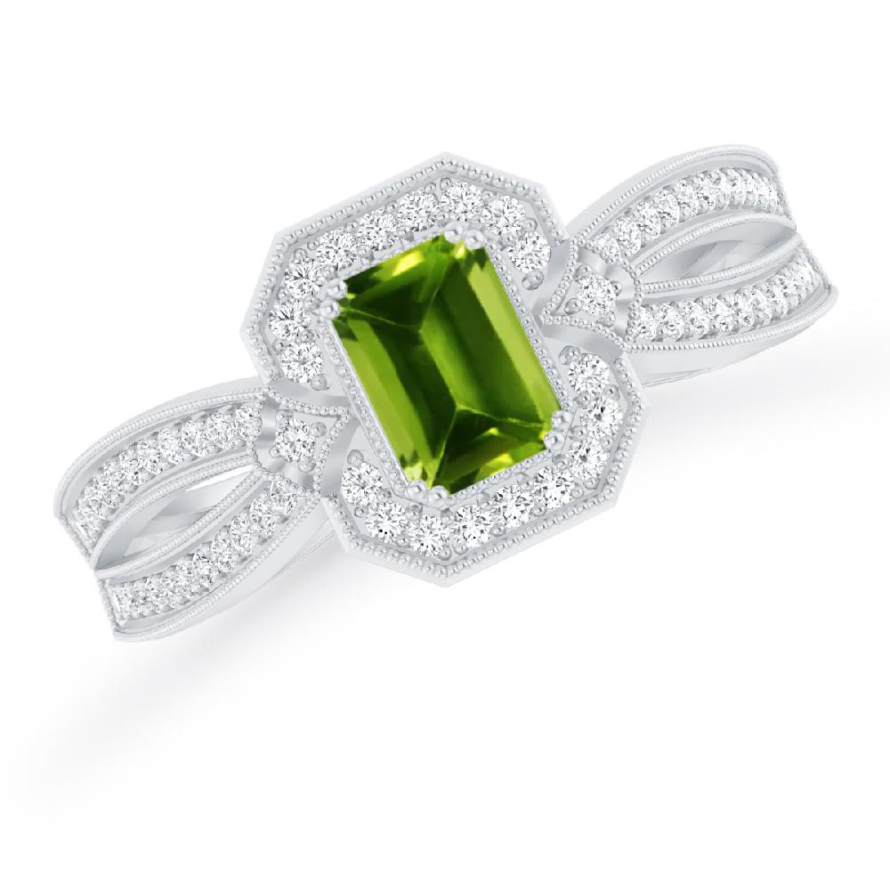 White Gold - Peridot