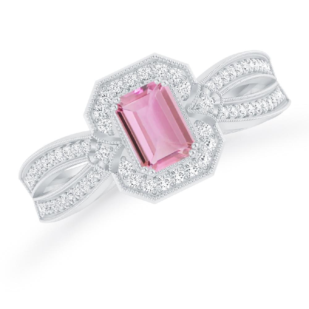 White Gold - Pink Tourmaline