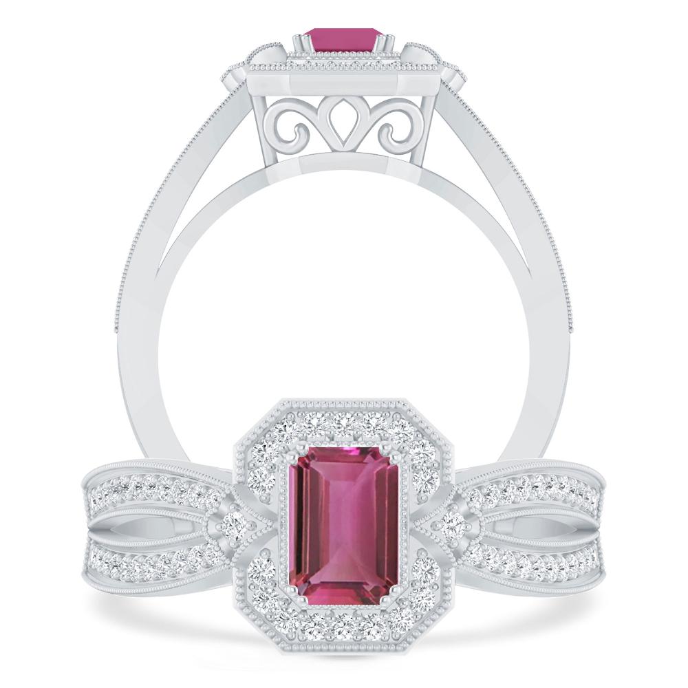 White Gold - Pink Tourmaline