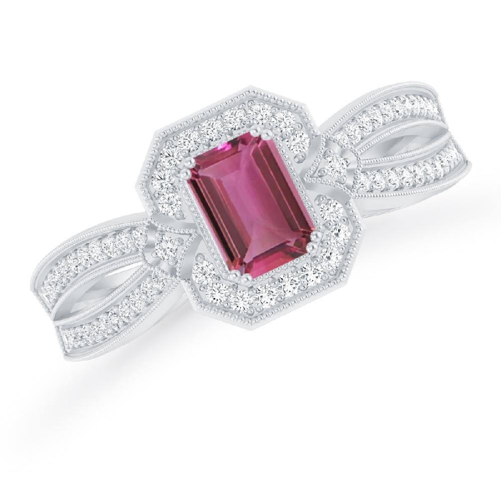 White Gold - Pink Tourmaline