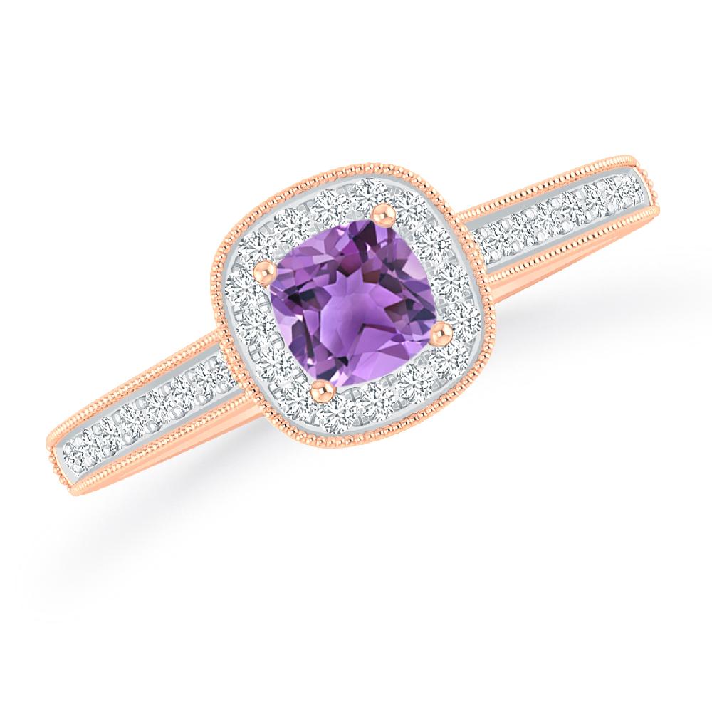 Rose Gold - Amethyst