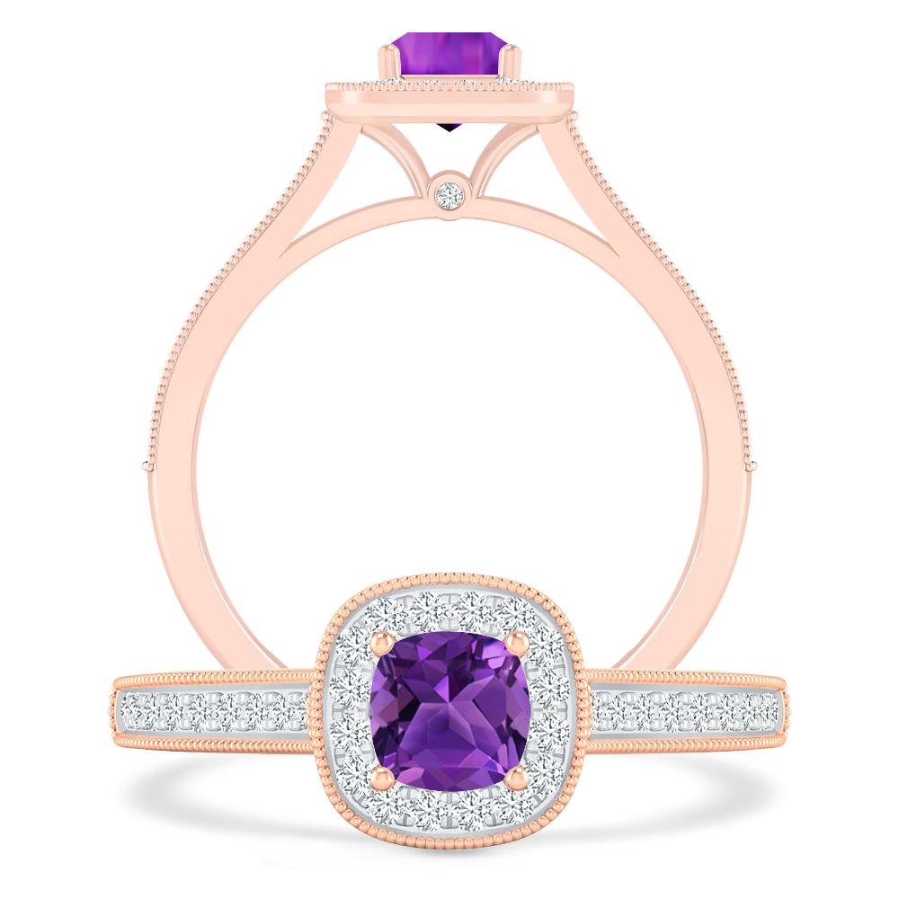 Rose Gold - Amethyst