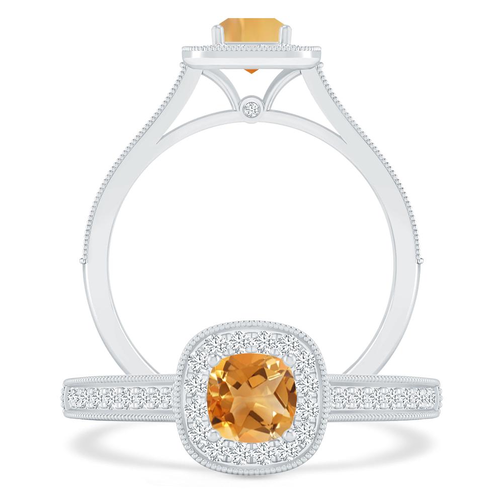 White Gold - Citrine