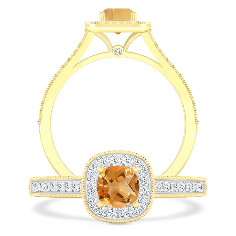 Yellow Gold - Citrine