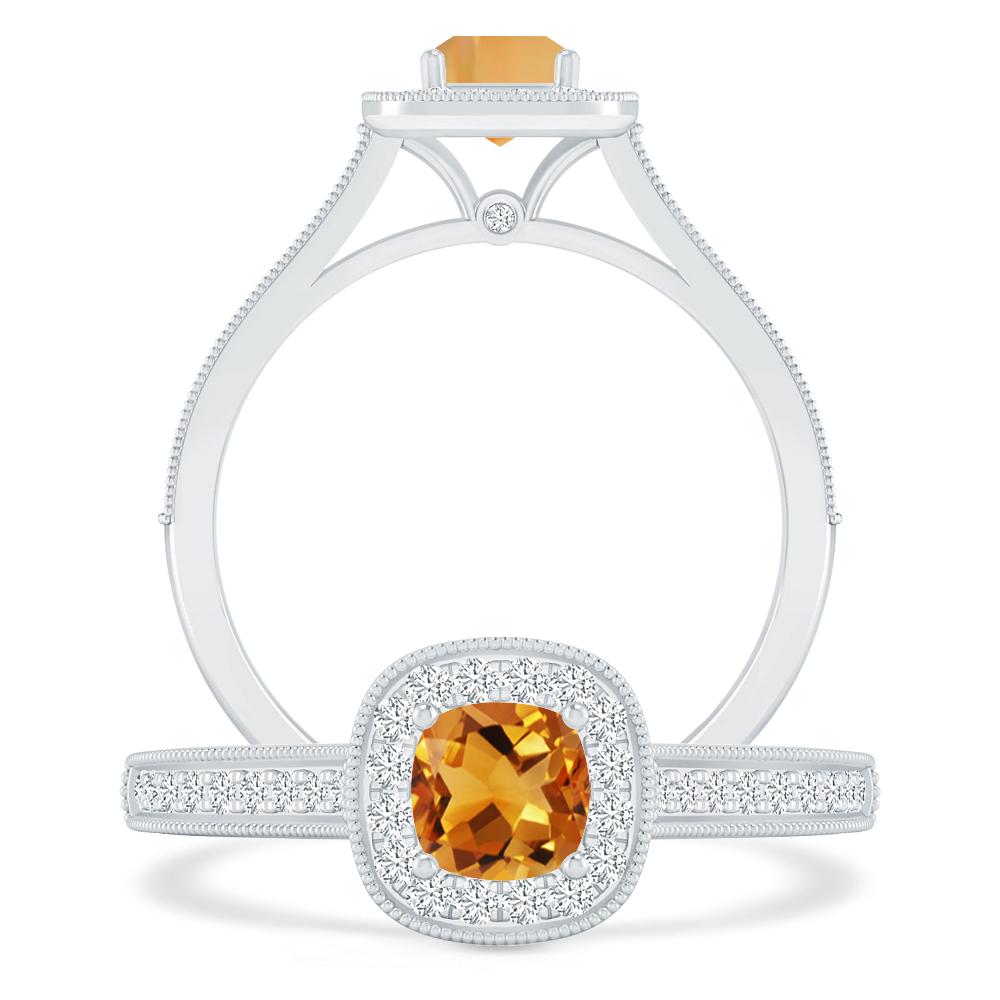 White Gold - Citrine