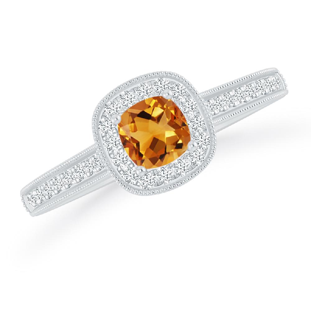 White Gold - Citrine