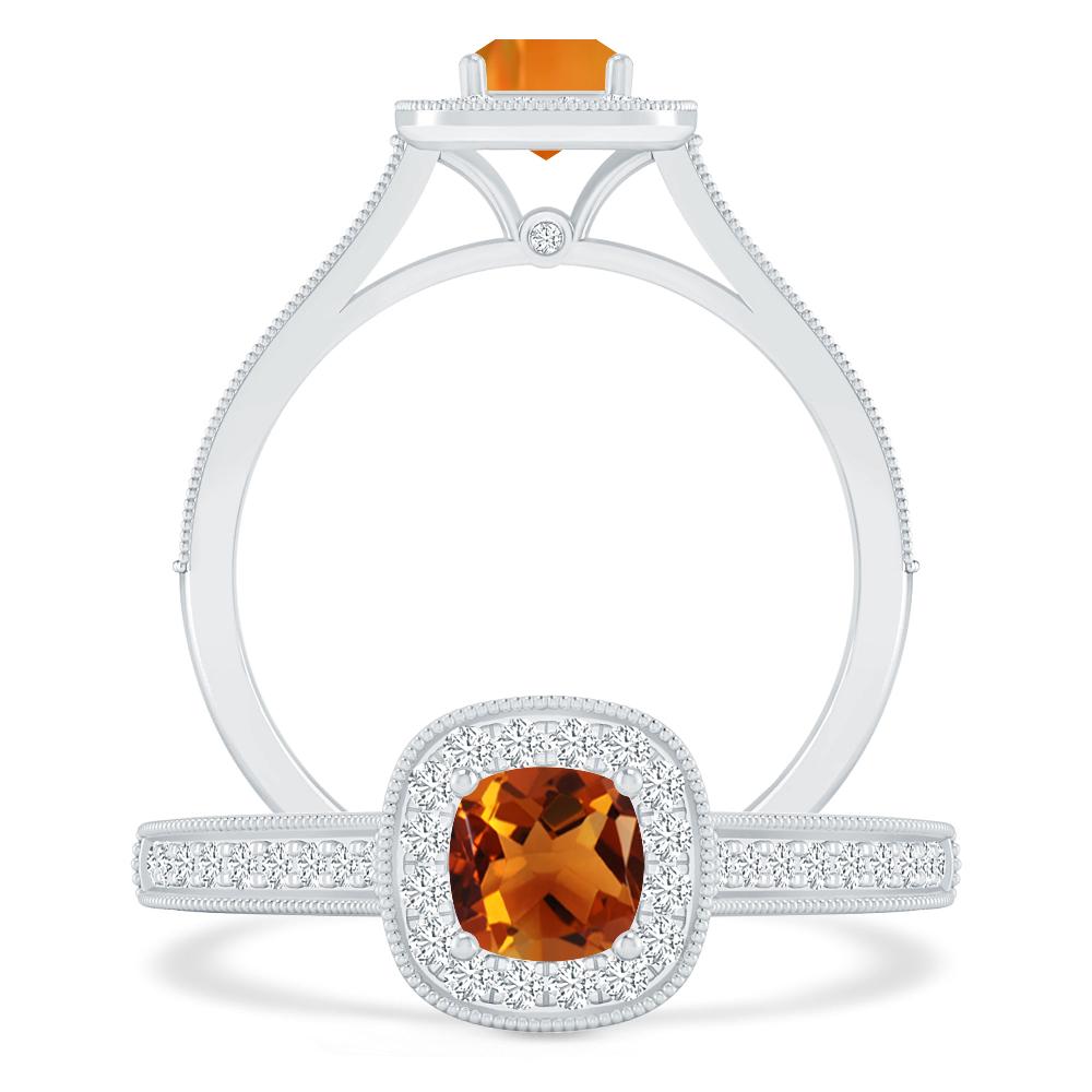 White Gold - Citrine