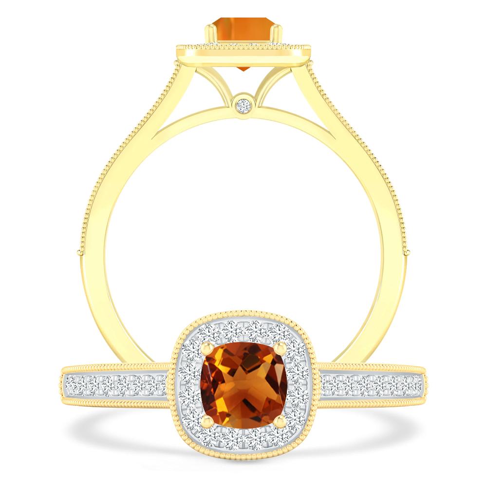 Yellow Gold - Citrine