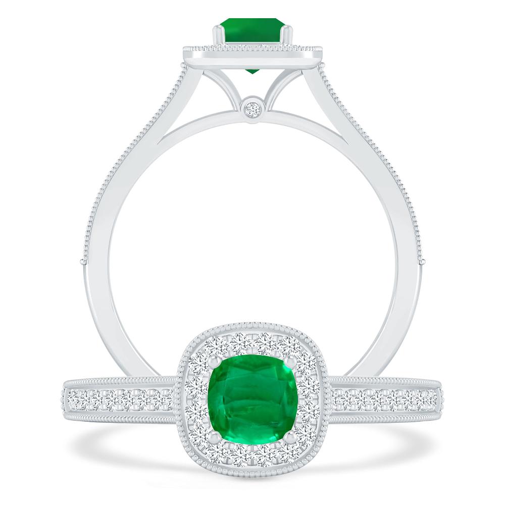 White Gold - Emerald