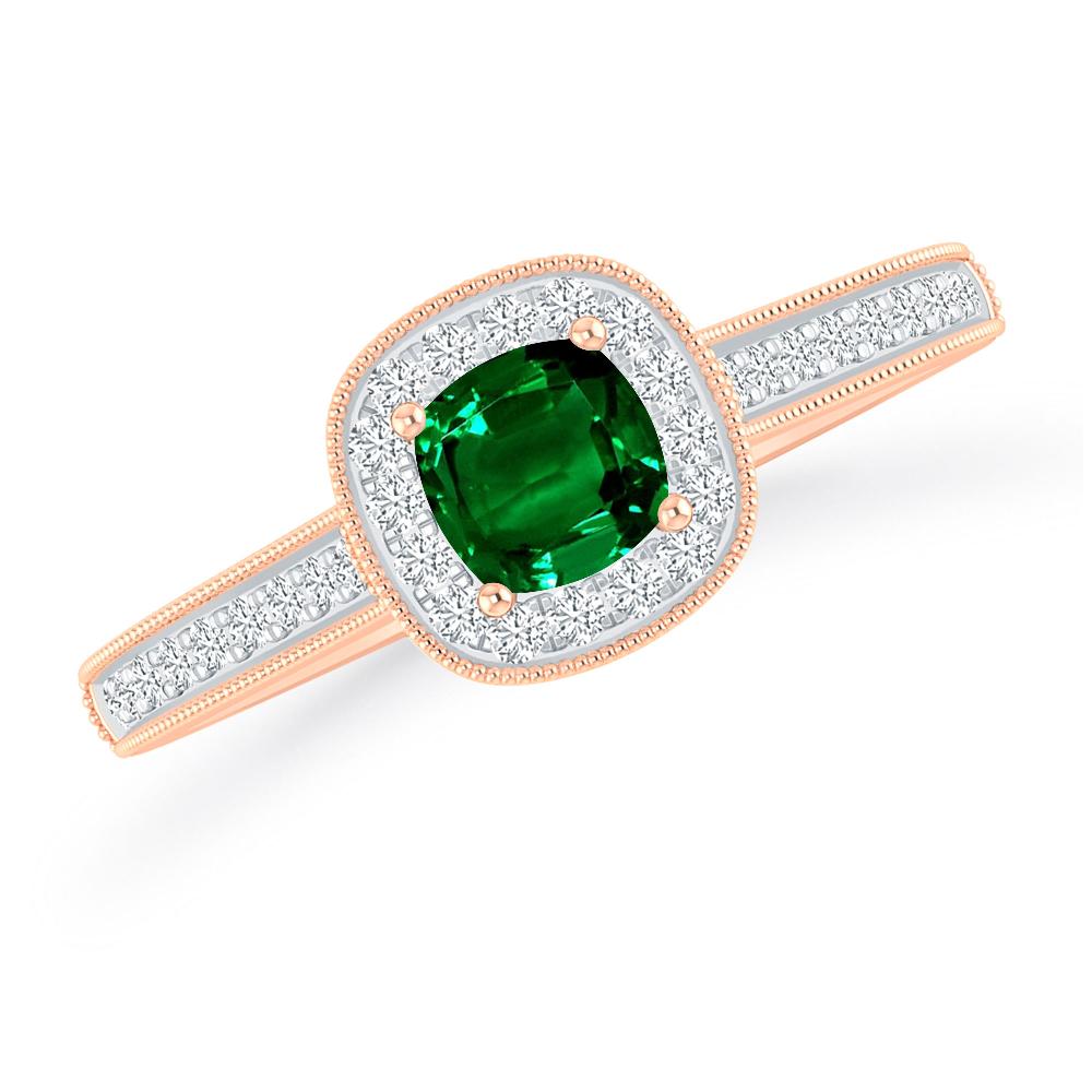 Rose Gold - Emerald