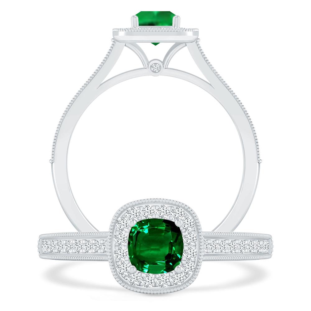 White Gold - Emerald