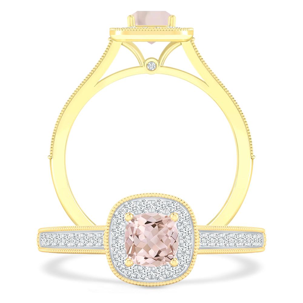 Yellow Gold - Morganite