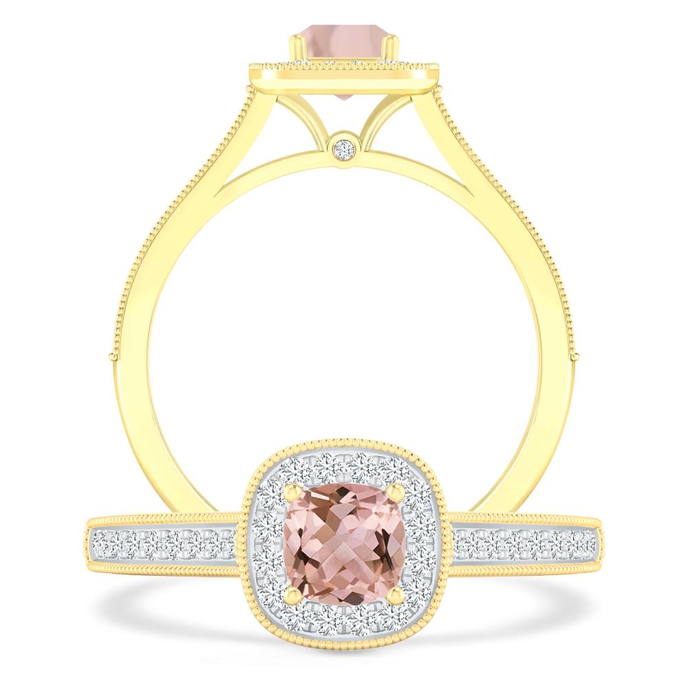 Yellow Gold - Morganite