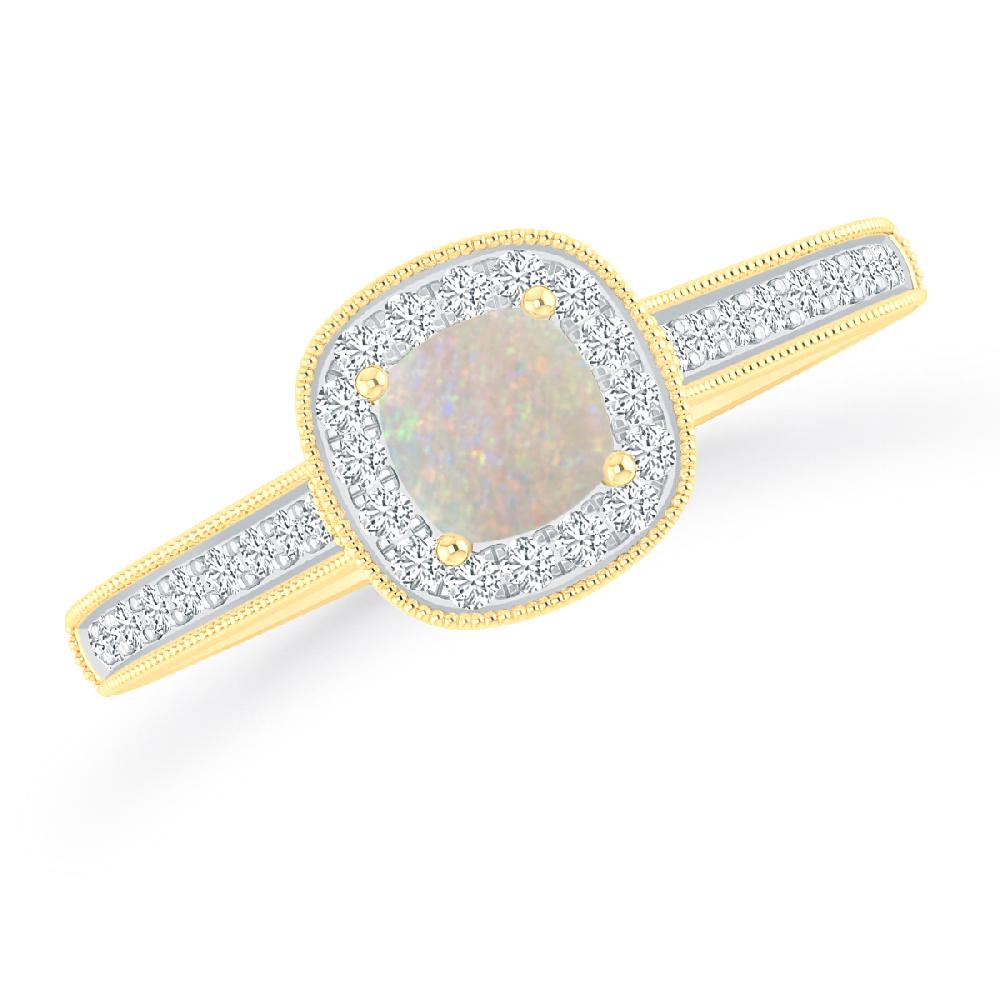 Yellow Gold - Opal