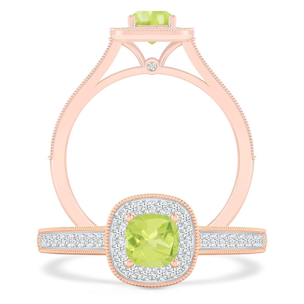 Rose Gold - Peridot