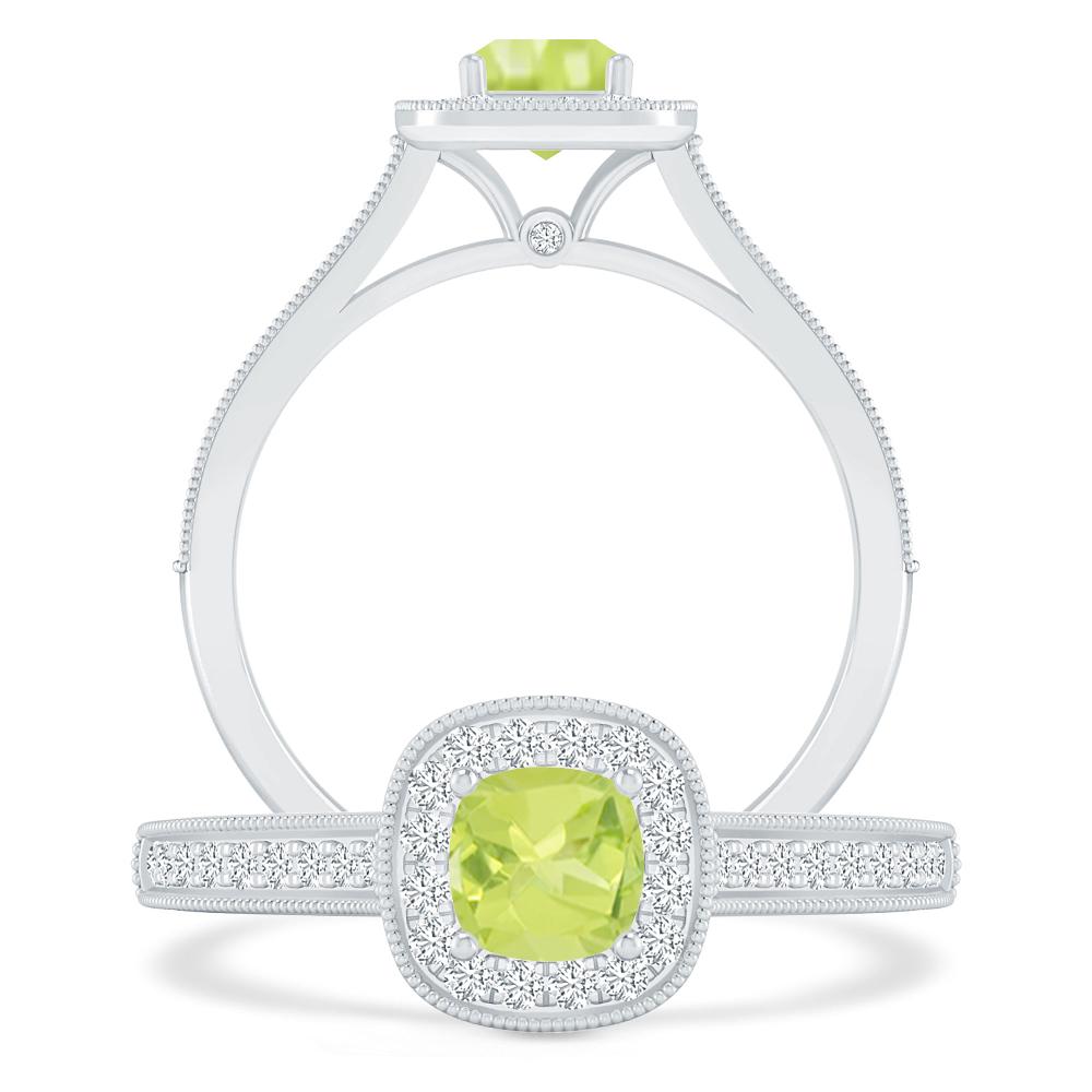 White Gold - Peridot