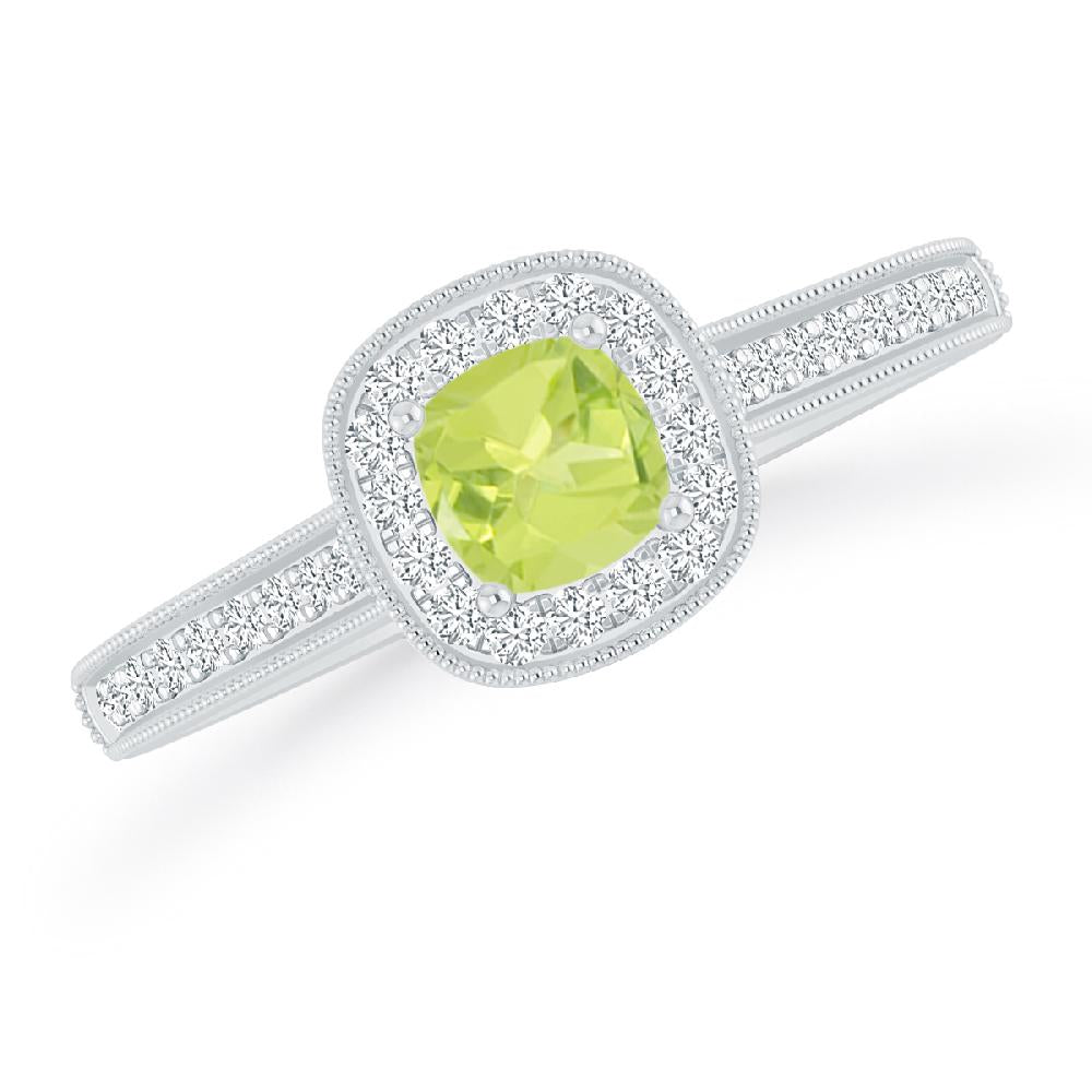 White Gold - Peridot