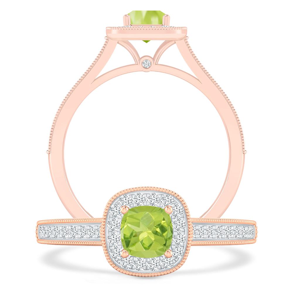 Rose Gold - Peridot