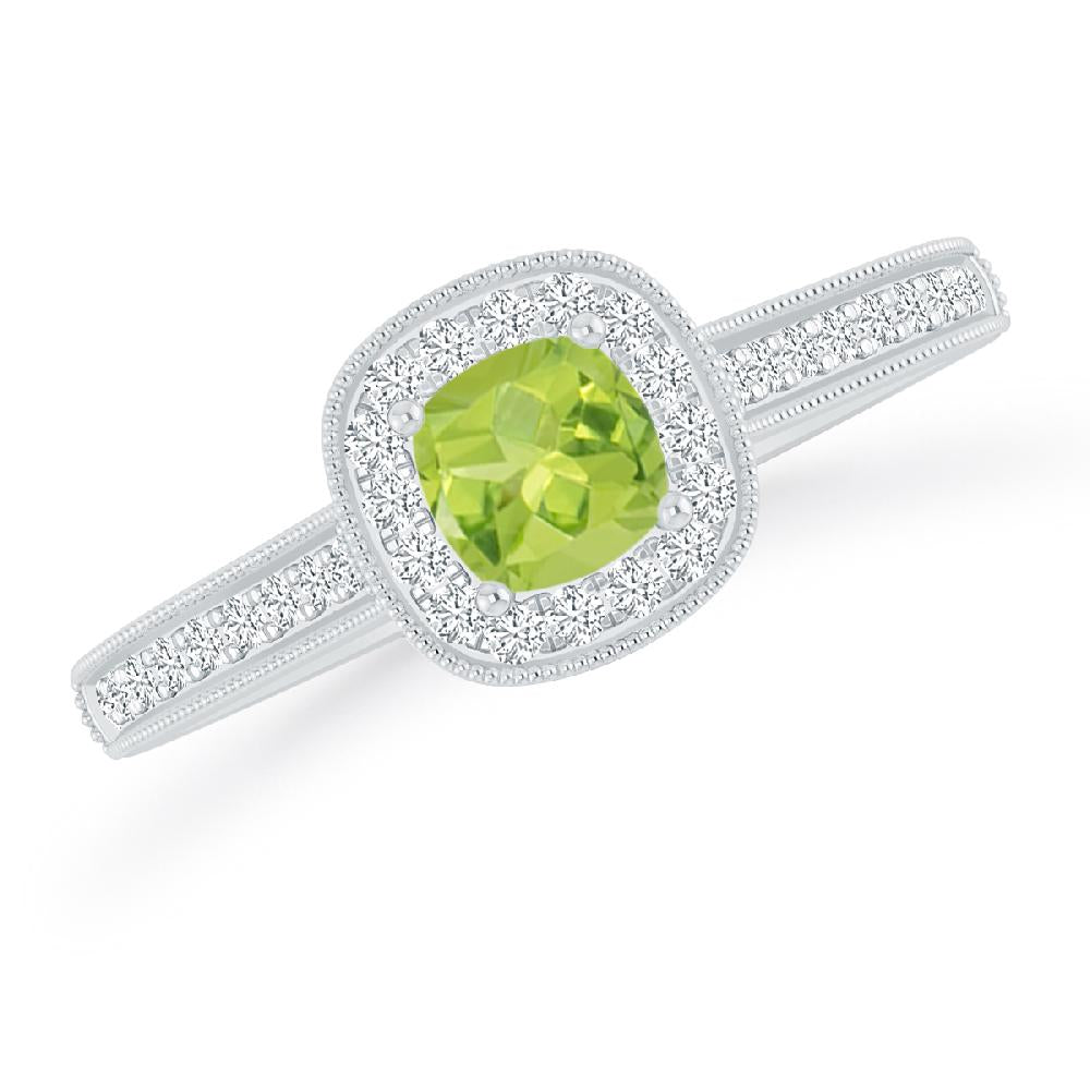 White Gold - Peridot