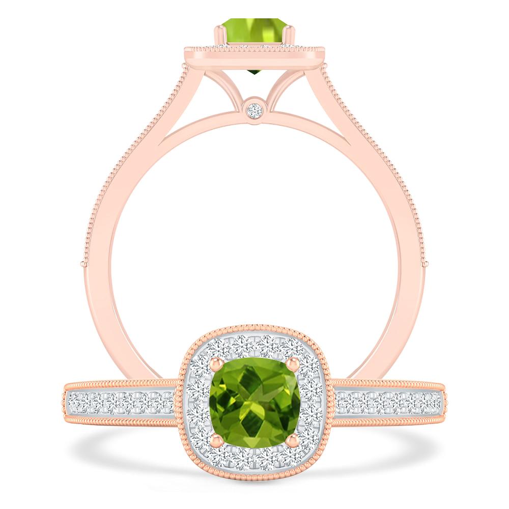 Rose Gold - Peridot