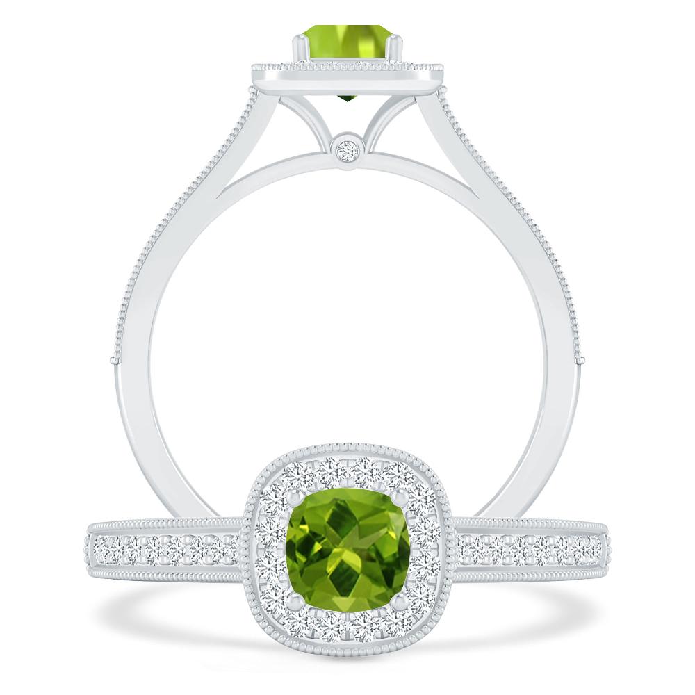 White Gold - Peridot