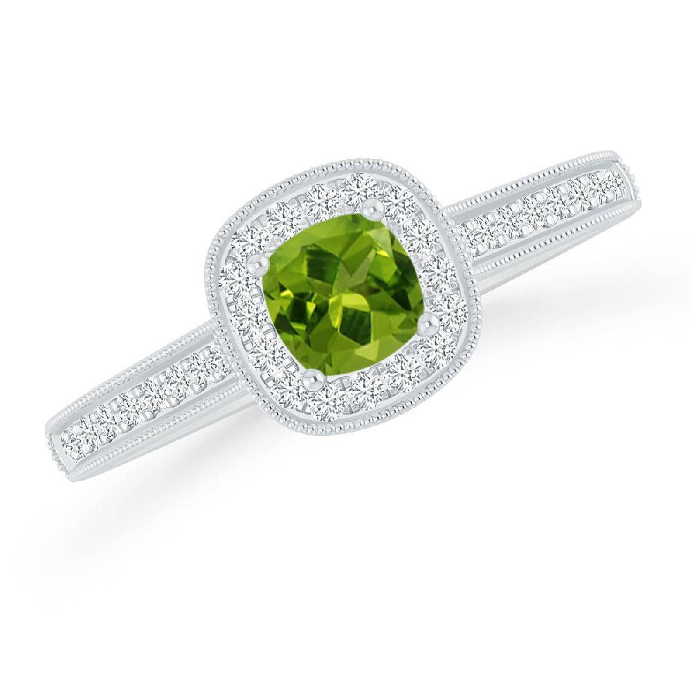 White Gold - Peridot