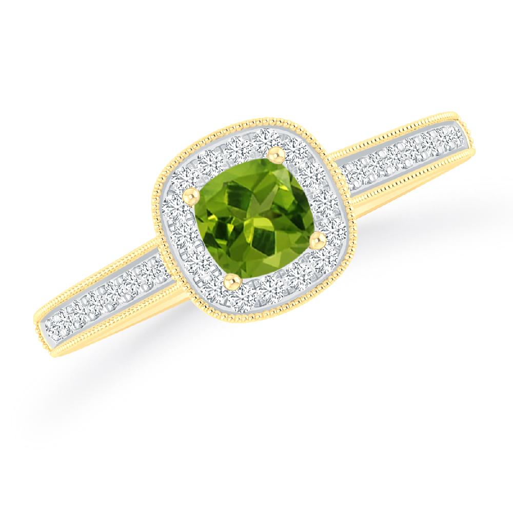 Yellow Gold - Peridot