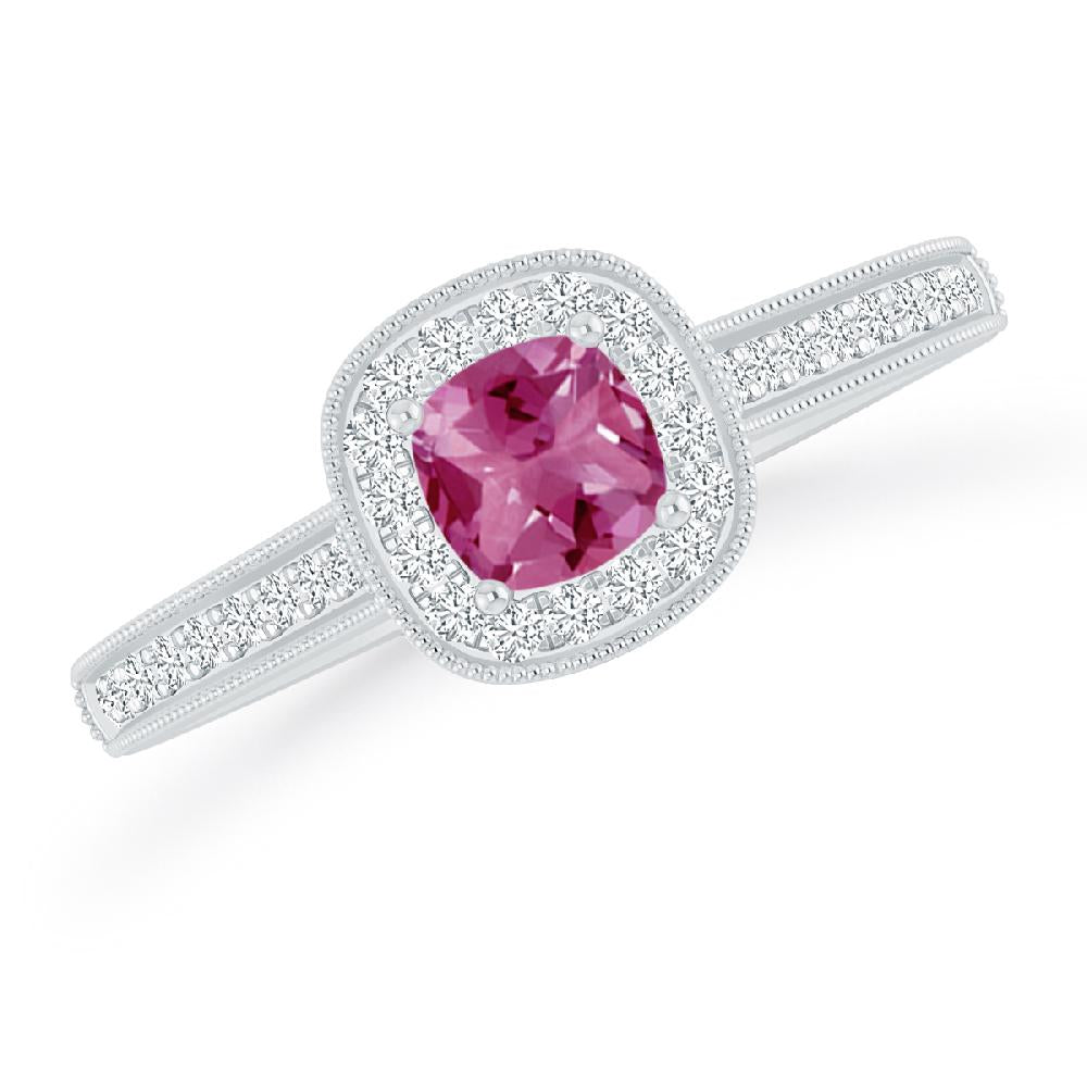 White Gold - Pink Tourmaline