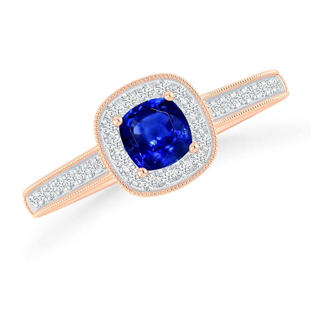 Rose Gold - Sapphire