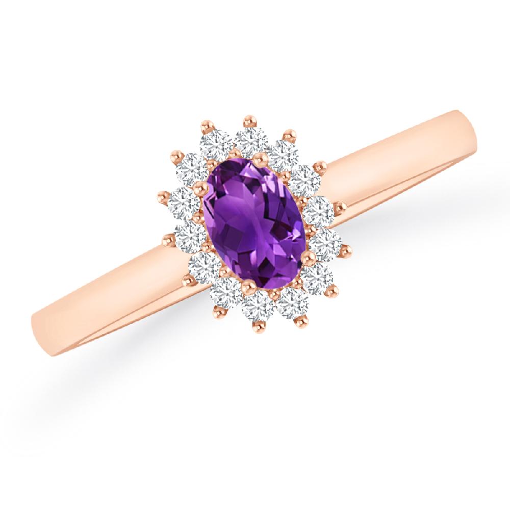 Rose Gold - Amethyst