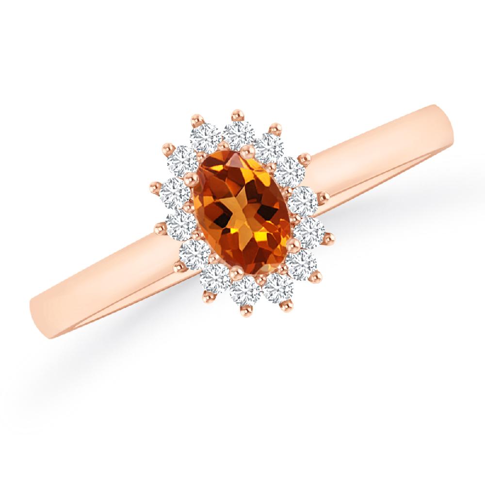 Rose Gold - Citrine