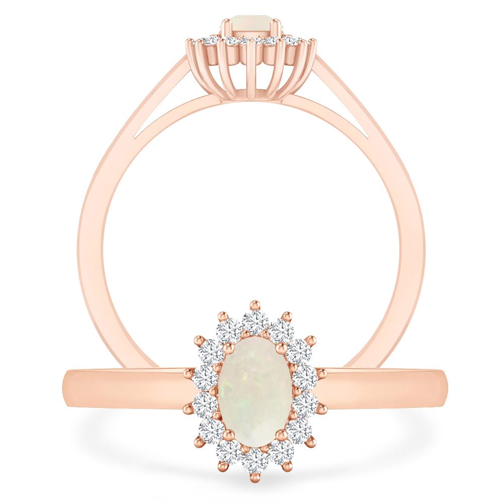 Rose Gold - Opal