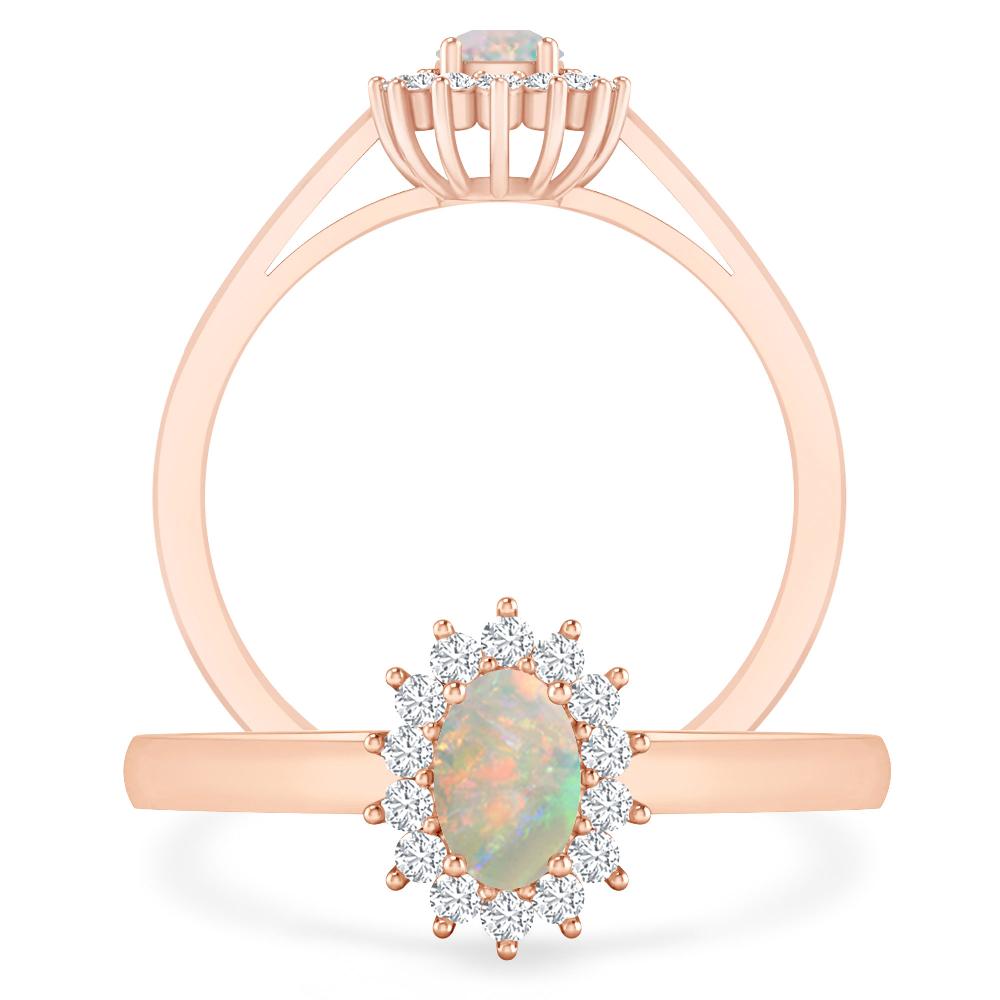 Rose Gold - Opal