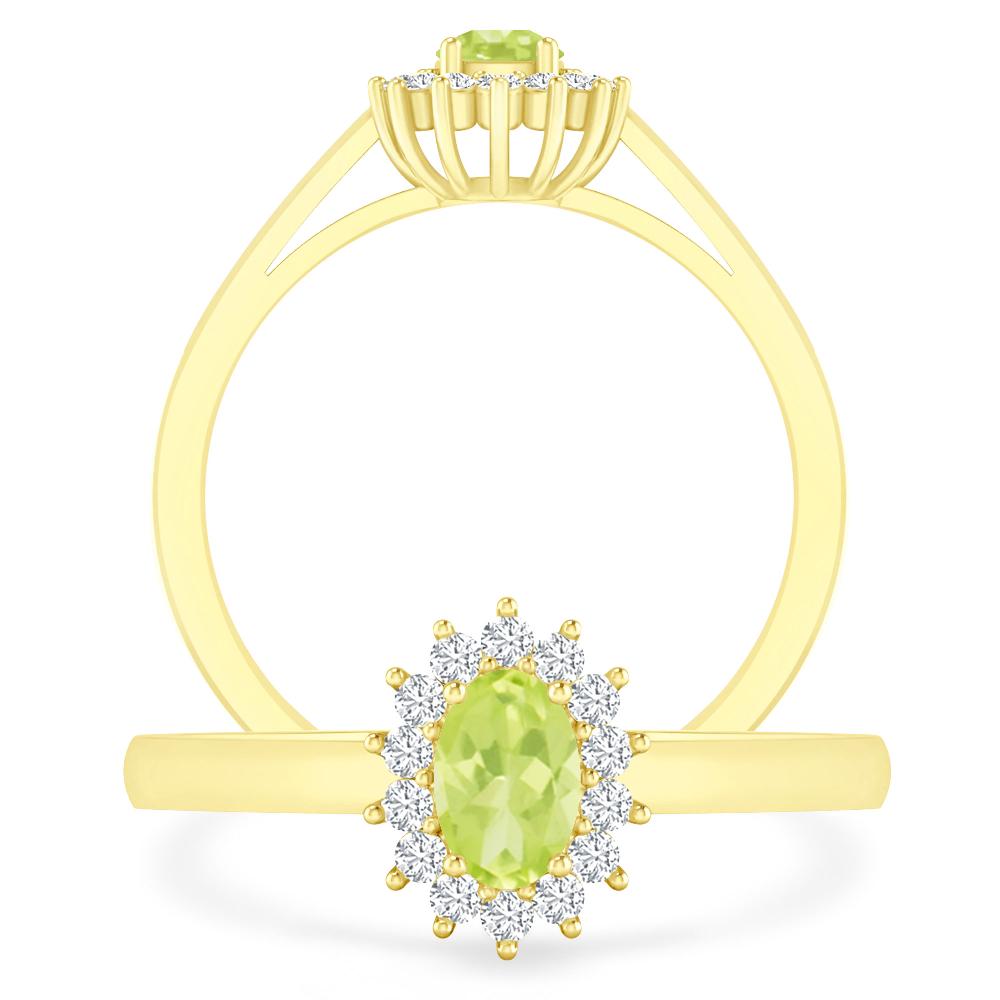 Yellow Gold - Peridot