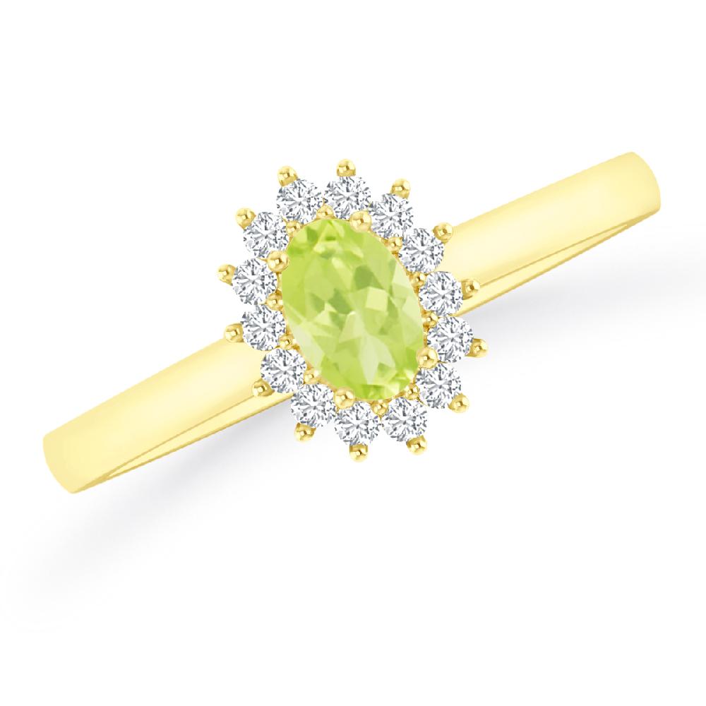 Yellow Gold - Peridot