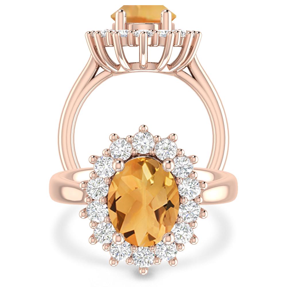 Rose Gold - Citrine