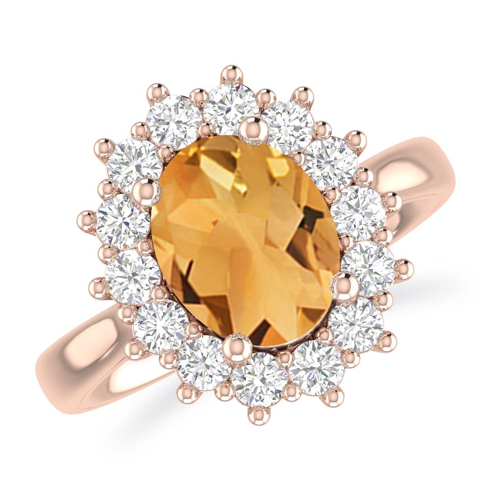 Rose Gold - Citrine