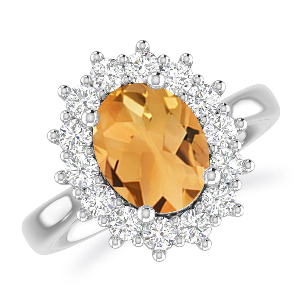 White Gold - Citrine