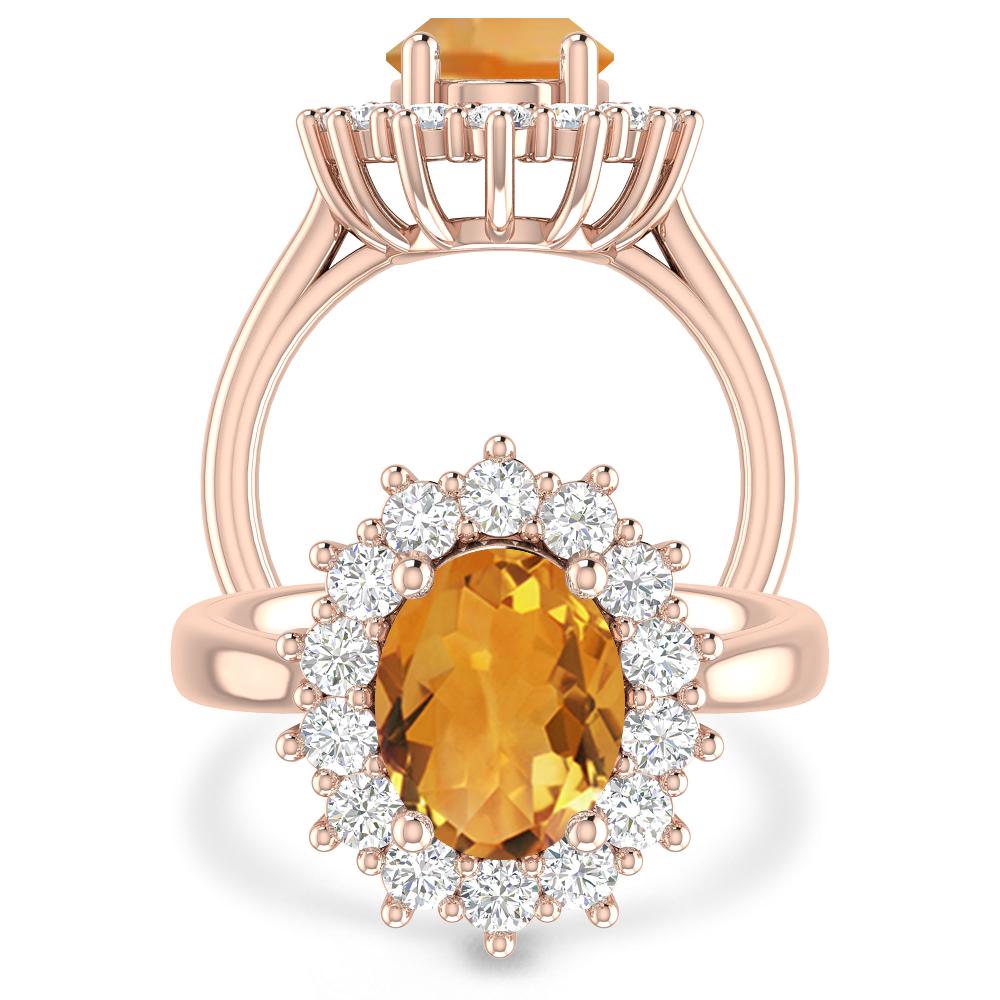 Rose Gold - Citrine