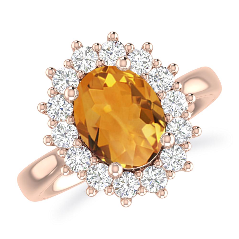 Rose Gold - Citrine