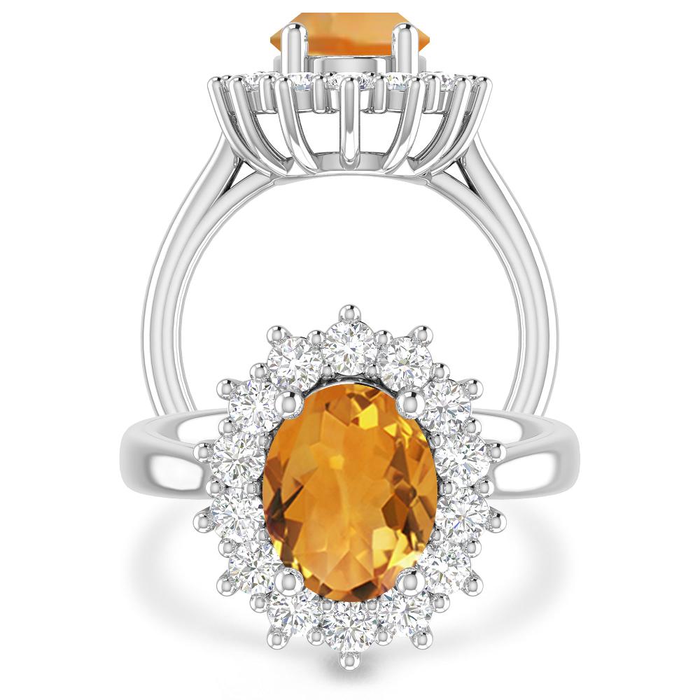 White Gold - Citrine