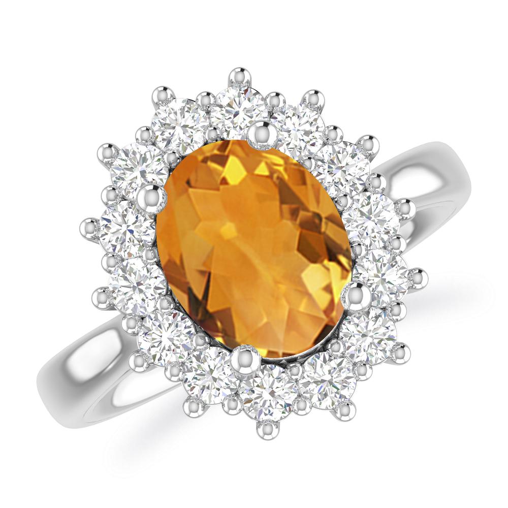 White Gold - Citrine