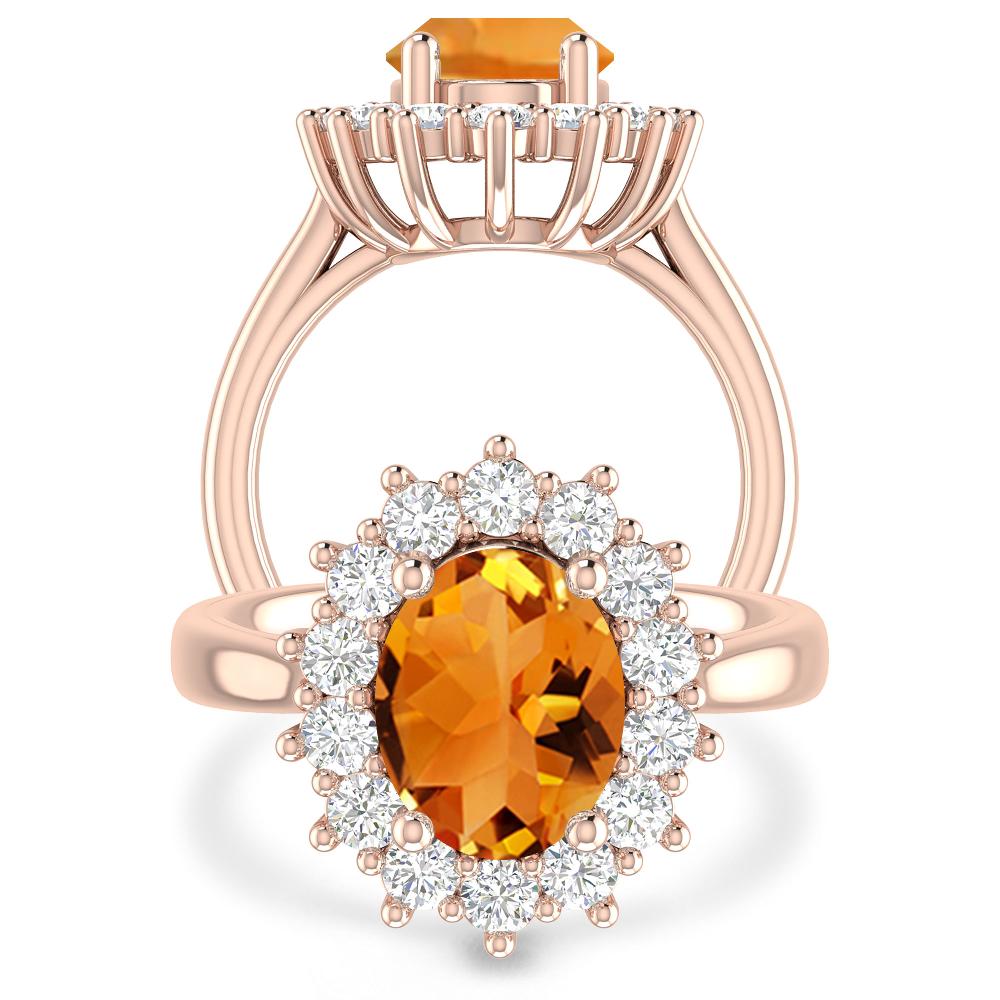 Rose Gold - Citrine