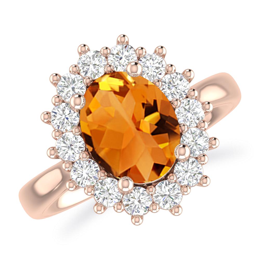 Rose Gold - Citrine