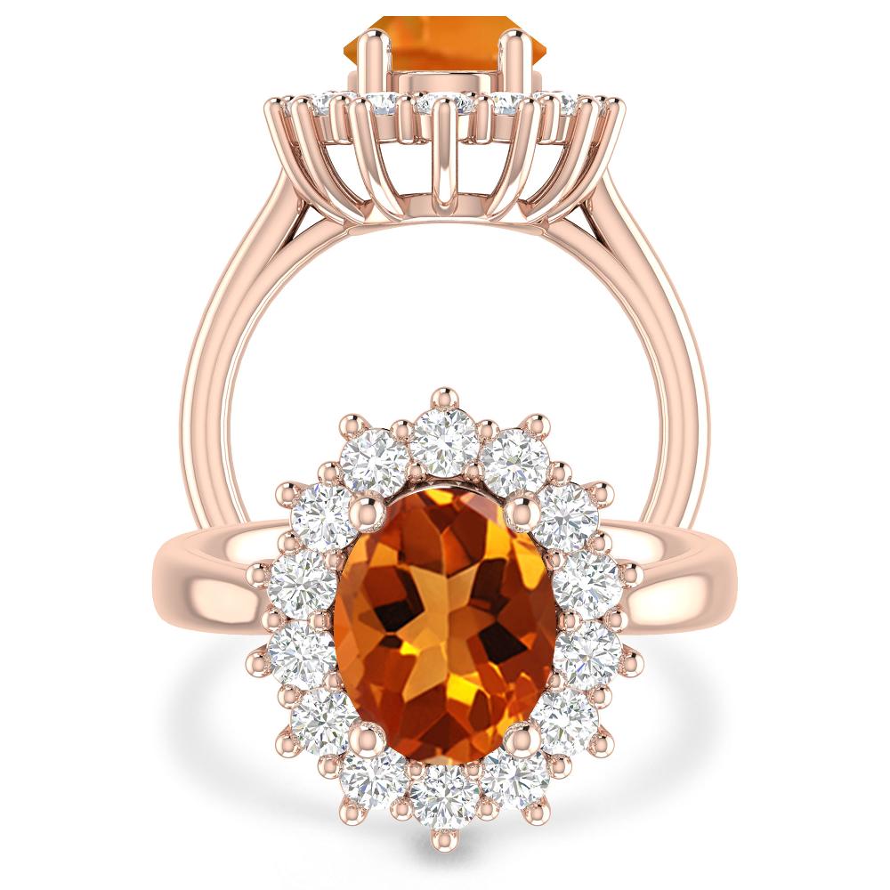 Rose Gold - Citrine